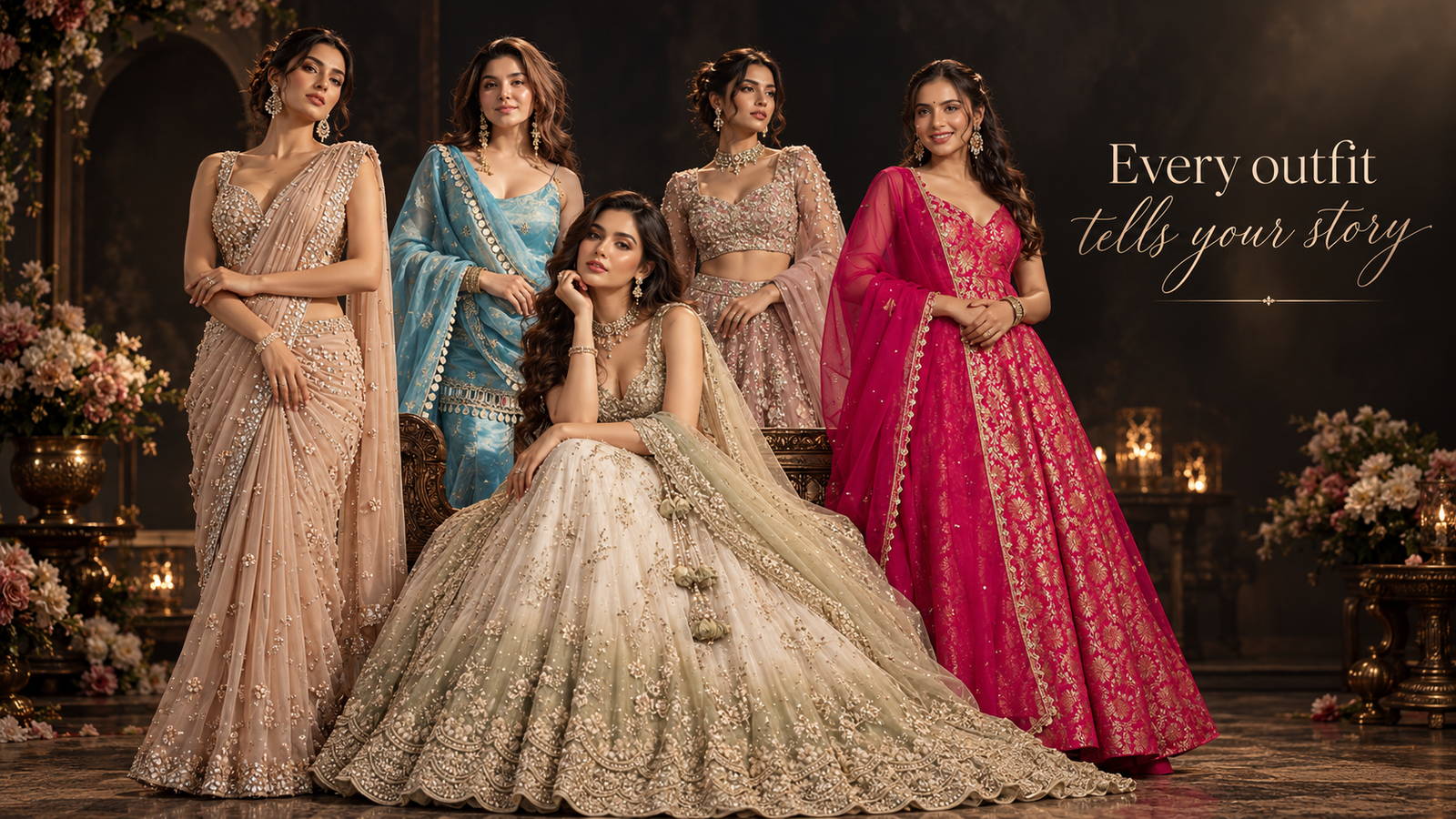 Roop Kathaa — Every Outfit Tells Your Story. Anarkali, Kurti, Lehenga and Saree collections